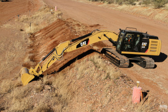 Картинка техника экскаваторы caterpillar