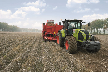 Картинка техника тракторы claas