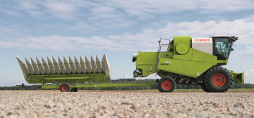 Картинка техника комбайны claas