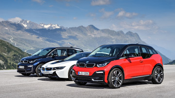 Картинка bmw+i3+and+i+family+2018 автомобили bmw 2018 family i i3