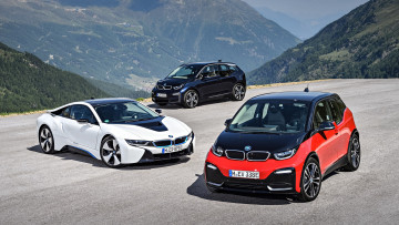 Картинка bmw+i3+and+i+family+2018 автомобили bmw 2018 family i i3