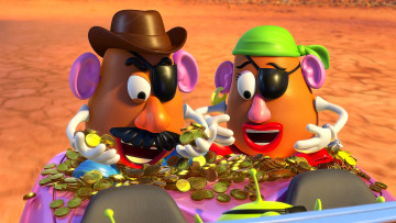 Картинка мультфильмы toy+story+3 монета эмоции двое