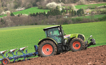 Картинка техника тракторы claas