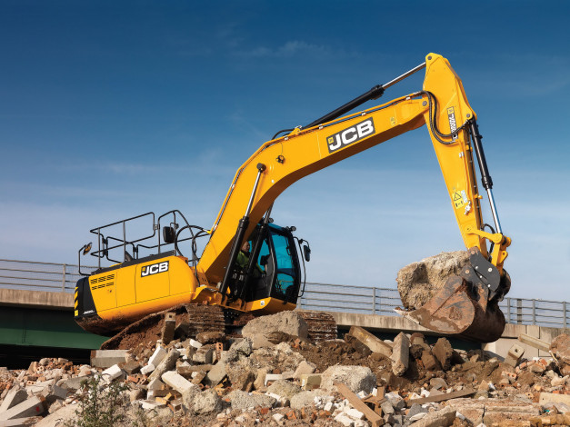 Обои картинки фото техника, экскаваторы, jcb