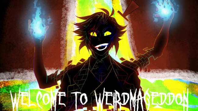 Обои картинки фото мультфильмы, gravity falls, билл, демон