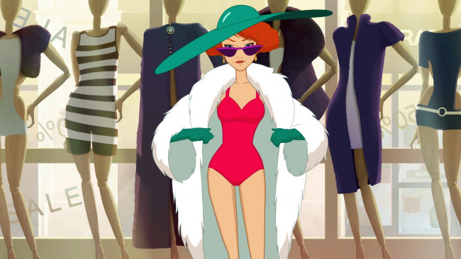 Обои картинки фото мультфильмы, иван царевич и серый волк 3, девушка, царевна, манекен, одежда