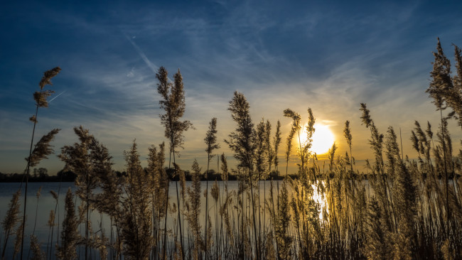 Обои картинки фото природа, восходы, закаты, простор