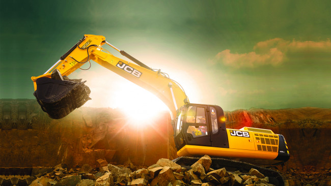 Обои картинки фото техника, экскаваторы, jcb