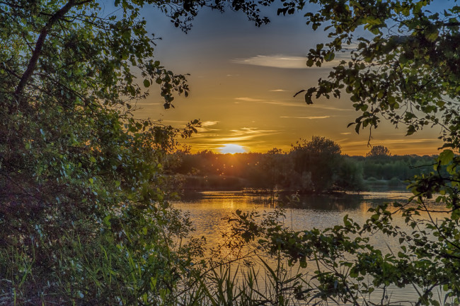 Обои картинки фото природа, восходы, закаты, простор