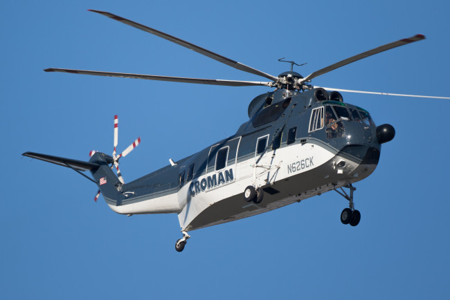 Обои картинки фото croman corp s-61, авиация, вертолёты, вертушка