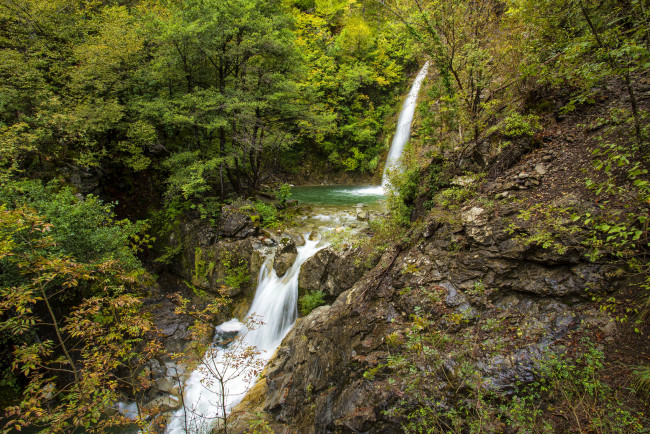 Обои картинки фото природа, водопады, простор