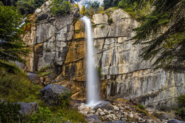 Обои картинки фото природа, водопады, простор