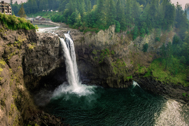 Обои картинки фото природа, водопады, простор