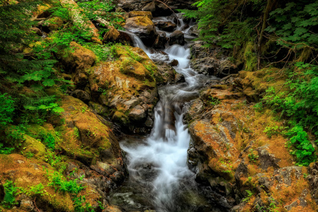 Обои картинки фото природа, водопады, простор