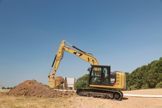 Обои картинки фото техника, экскаваторы, caterpillar