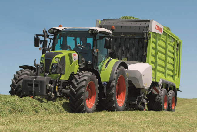 Обои картинки фото техника, тракторы, claas