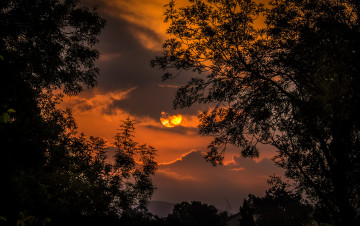 Картинка природа восходы закаты простор