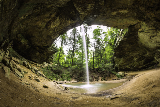 Обои картинки фото природа, водопады, простор