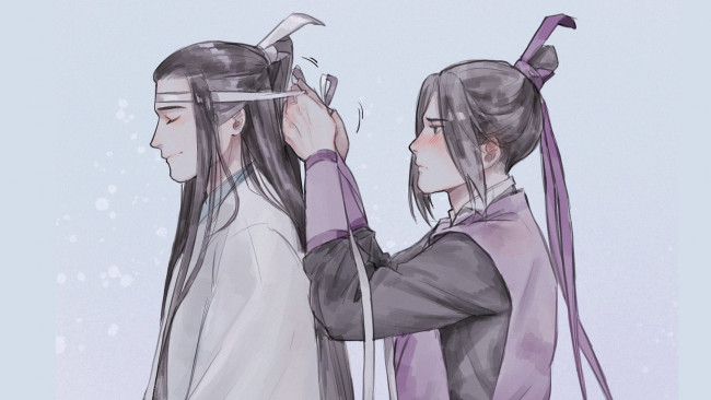 Обои картинки фото аниме, mo dao zu shi, the, untamed, неукротимый, повелитель, чэньцин, мосян, тунсю, mo, dao, zu, shi, магистр, дьявольского, культа