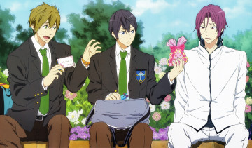 обоя аниме, free, парни