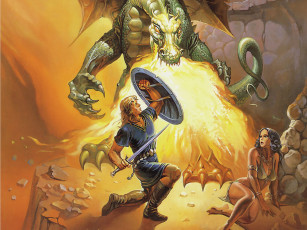 Картинка фэнтези драконы