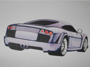 Картинка рисованные авто мото