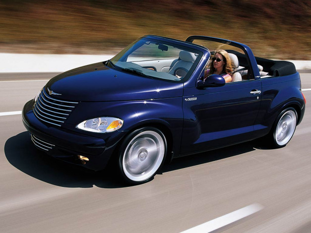 Обои картинки фото chrysler, pt, cruiser, convertible, автомобили