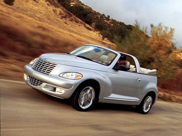 Обои картинки фото chrysler, pt, cruiser, convertible, автомобили