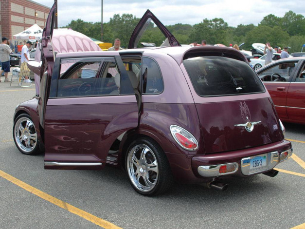 Обои картинки фото chrysler, pt, cruiser, tuning, автомобили