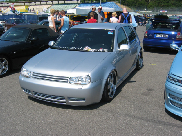 Обои картинки фото vw, golf, автомобили, volkswagen