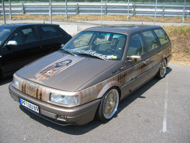 Обои картинки фото vw, passat, lowrider, автомобили, volkswagen