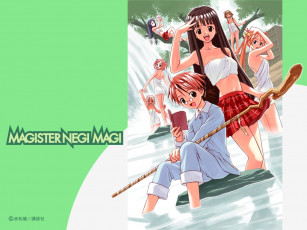 Картинка аниме mahou sensei negima