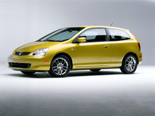 Картинка honda civic si concept 2001 автомобили