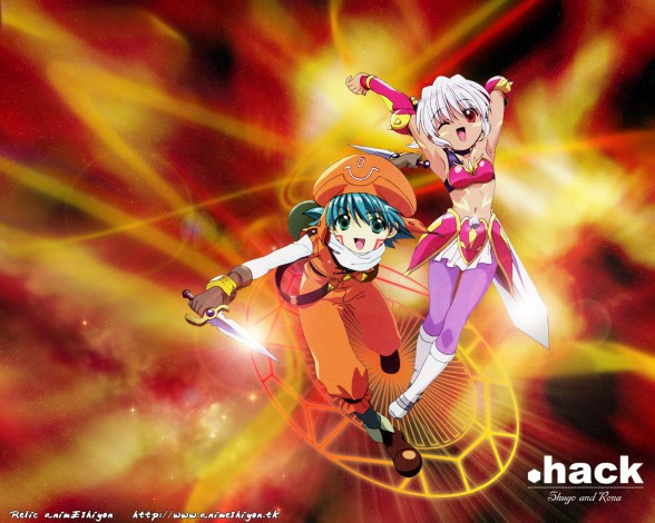 Обои картинки фото аниме, hack, sign