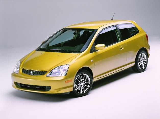 Обои картинки фото honda, civic, si, concept, 2001, автомобили
