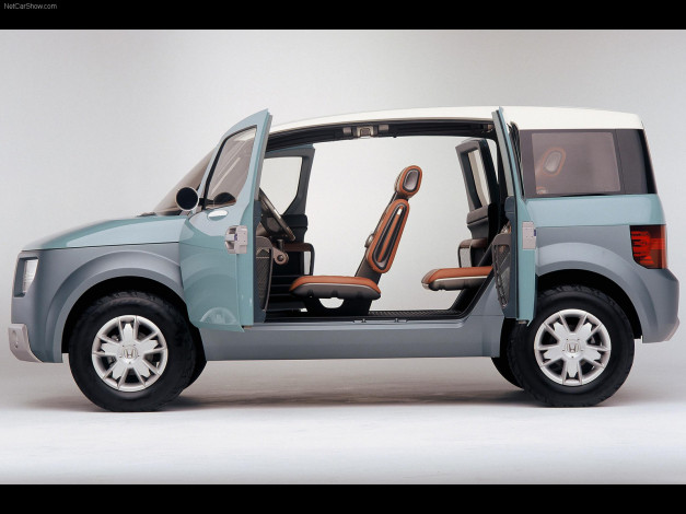 Обои картинки фото honda, model, concept, 2001, автомобили