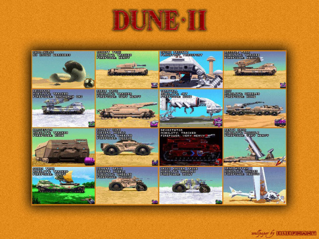 Обои картинки фото dune, ii, видео, игры, the, building, of, dynasty