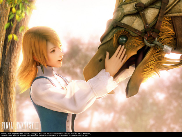Обои картинки фото final, fantasy, iii, видео, игры