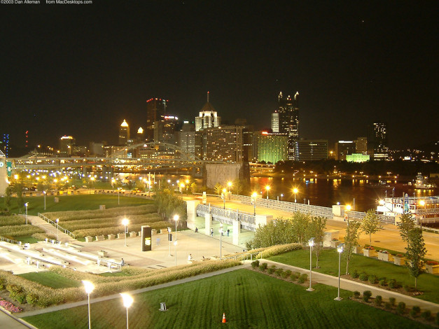 Обои картинки фото города, огни, ночного