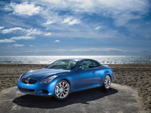 Картинка infiniti g37 convertible 2009 автомобили