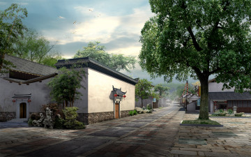 Картинка 3д графика architecture архитектура