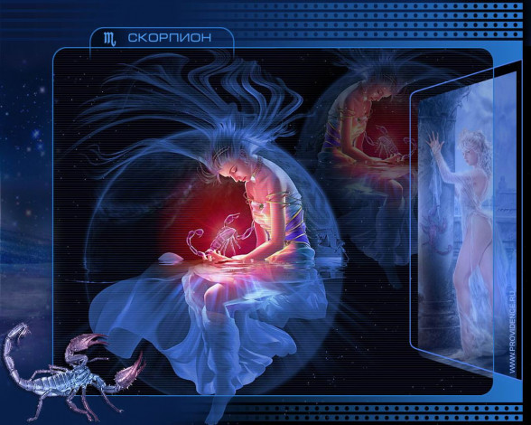 Обои картинки фото скорпион, фэнтези, другое