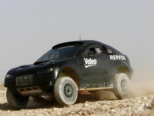 Обои картинки фото mitsubishi, racing, lancer, спорт, авторалли