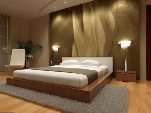 Картинка интерьер спальня