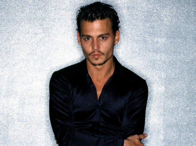 Обои картинки фото johnny, depp, мужчины