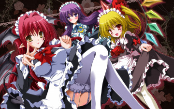 Картинка аниме touhou highschool+dxd