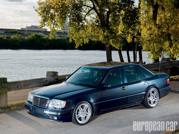 Обои картинки фото 1994, mercedes, benz, e500, автомобили