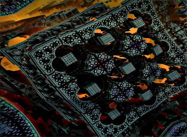 Обои картинки фото 3д, графика, fractal, фракталы, абстракция, тёмный