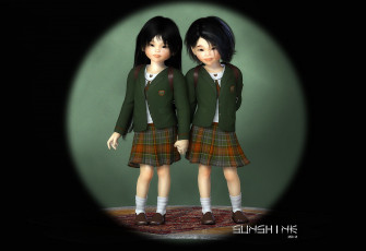 Картинка 3д графика people люди девушки