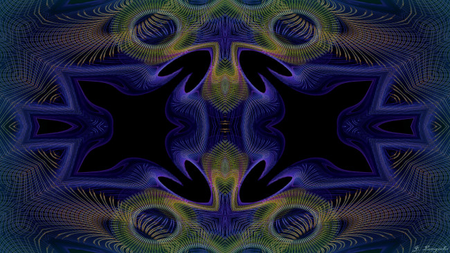 Обои картинки фото 3д, графика, fractal, фракталы, узор, цвета, фон